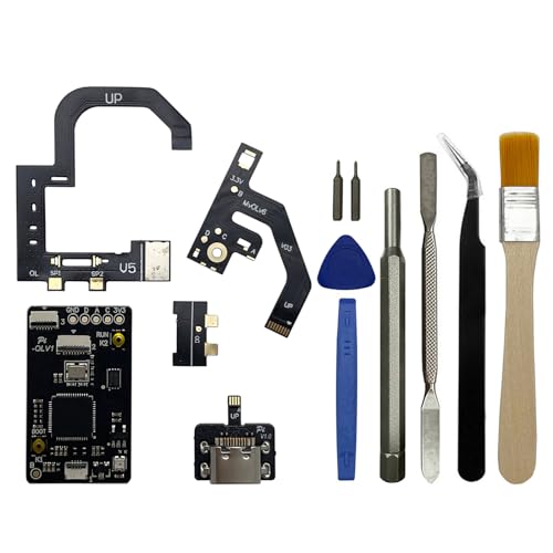 Onyehn Console Cable RP2040 CPU Cable Chip for Nintendo Switch OLED,Upgradable Chip Replacement Parts for Switch OLED Console with Repair Tools