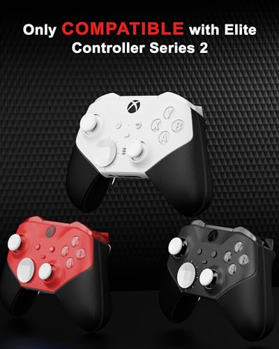 N. NETDOT 14 in 1 Accessories Kit for Xbox Elite Series 2 Controller, Full Set of Thumbsticks Replacements for Xbox Elite 2 Core with 6 Swap Joysticks, 4 Paddles, 2 D-Pads, 1 Tool and 1 Bag (White)