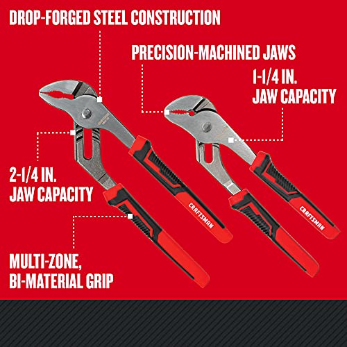 CRAFTSMAN 2-Piece Groove Joint Pliers Set