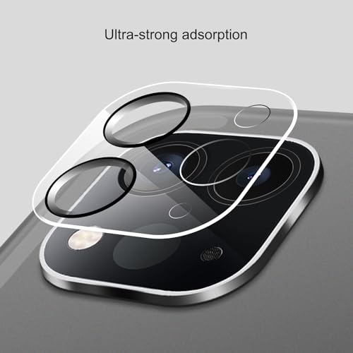 Ailun 2 Pack Screen Protector for iPad Pro 13 Inch 2024 7th Generation + 2 Pack Camera Lens Protector,Tempered Glass Anti-Scratch Case Friendly, Compatible with Face ID Apple Pencil[4 Pack]