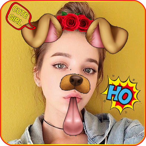 Doggy Face Filter Snappy Photo - Snap Camera Photo Collage for Snapchat