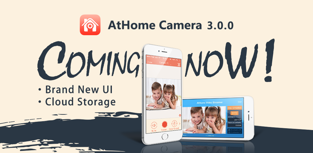 AtHome Camera - Remote video surveillance, Home security, Monitoring, IP Camera