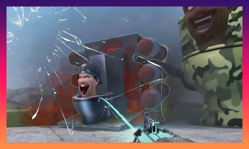 Idle Hunt Camera man and toilet battle