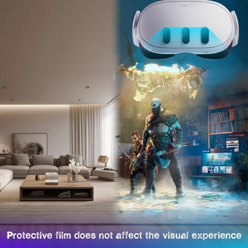 Camera Lens Protector for Oculus Meta Quest 3 Accessories, Thin 9H Tempered Glass, Alloy Frame, Anti-Scratch, Camera Screen Protector Cover, Case Friendly, High Definition Lens Accessories, Silver