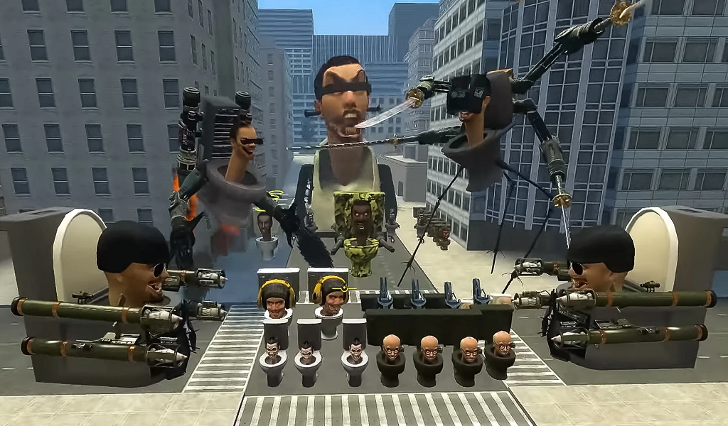 Camera Toilet Monster Battle