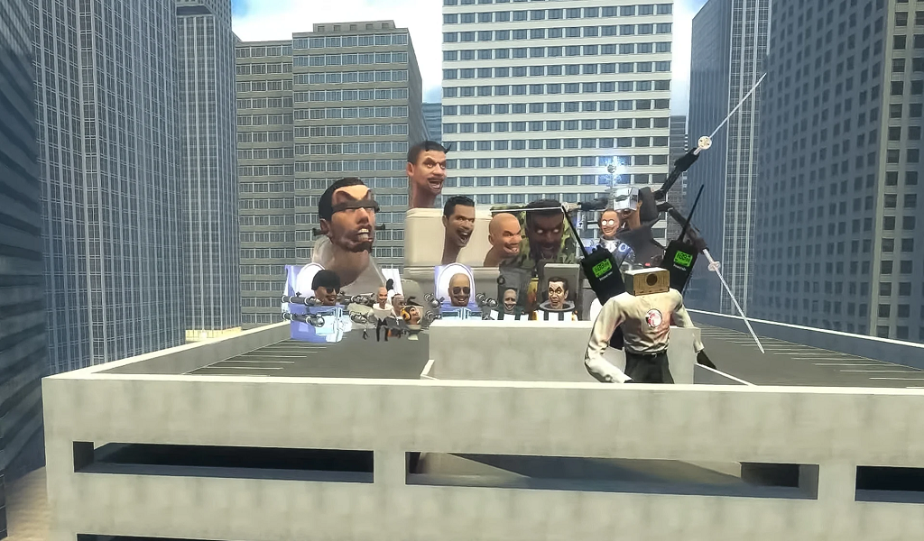 Camera Toilet Monster Battle