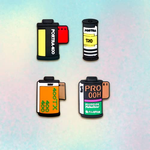 20Pcs Camera Shoe Charms for Clogs Sandals Bracelet Wristband Slippers Water Shoes, Photographer Shoe Decoration Charms for Kids Teens Adults Men Women Party Favor Gifts