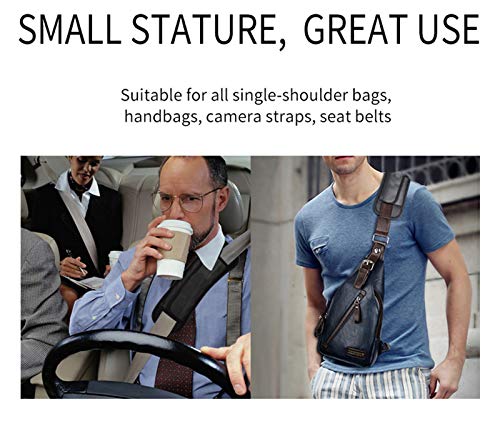 Updated Shoulder Strap Pad Detachable with 3 rows Decompression Air Cushion, Ventilated, Quick-dry, Non-slip for Messenger, Laptop, Camera, Bags, Duffel, Guitar, Backpacks (Black) (10.24x3.54in | 1pc)