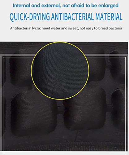 Updated Shoulder Strap Pad Detachable with 3 rows Decompression Air Cushion, Ventilated, Quick-dry, Non-slip for Messenger, Laptop, Camera, Bags, Duffel, Guitar, Backpacks (Black) (10.24x3.54in | 1pc)