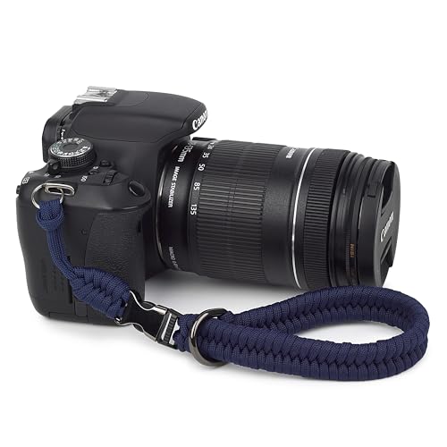 SUNYA Camera Wrist Strap for Photographers Quick Release Paracord Rope Camera Hand Strap Compatible for DSLR or Mirrorless Camera