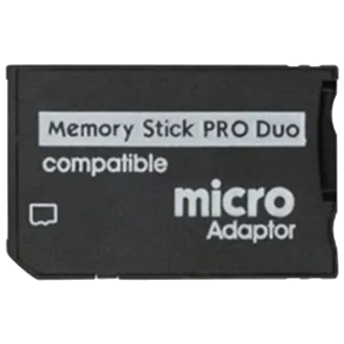 Skywin Memory Stick Pro Duo Adapter - Card Reader for PSP Memory Card Duo Adapter, Easy-to-Use Card Holder Compatible with Playstation Card, Camera, or Handycam
