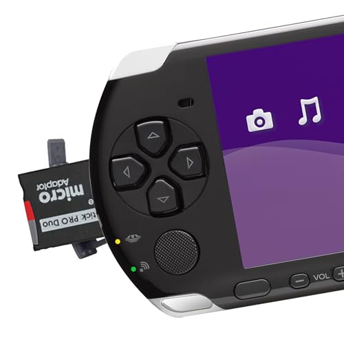 Skywin Memory Stick Pro Duo Adapter - Card Reader for PSP Memory Card Duo Adapter, Easy-to-Use Card Holder Compatible with Playstation Card, Camera, or Handycam
