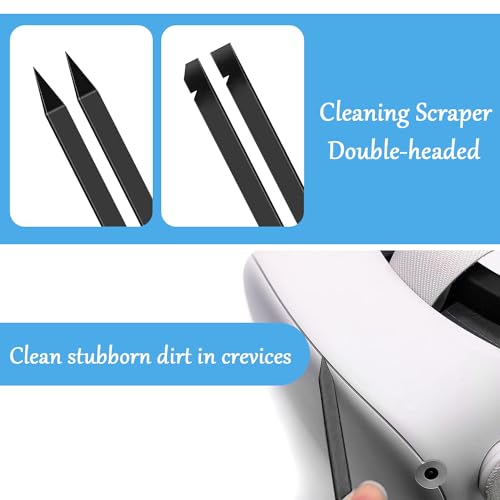 VR Headset Cleaning Kit with Lens Protector Cover Compatible with Vision Pro/Quest 3 - Lens Pen Cleaner Kit for VR Headset/Xbox/Camera - VR Cleaning kit - Protect Lens from Sunlight, Scratches, Dust