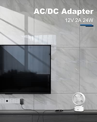 12V 2A AC to DC Converter Car Cigarette Lighter Socket Power Adapter, AC 110V to 12V DC 2A 24W Power Supply Transformer DC Plug Outlet for Car MP3 MP4 Player Fan Dash Cam Shaver etc.