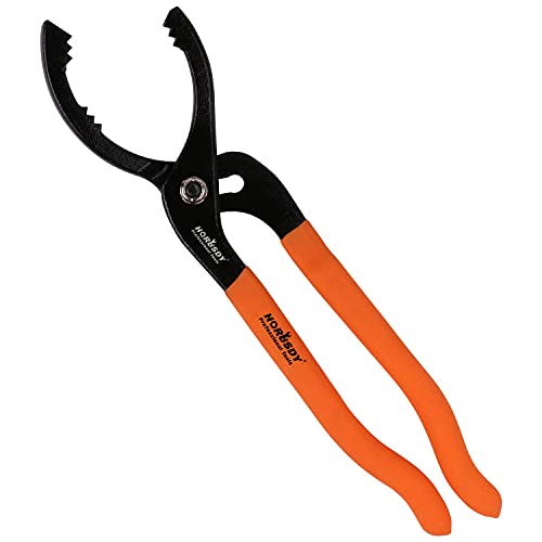 Adjustable 12" Oil Filter Pliers by HORUSDY