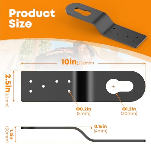 Roof Safety Anchor Hitch Clip,Roof Anchors For Fall Protection Connects To Wood Surfaces,Permanent Roof Anchor Use With Roofing Harness, Safety Ropes And Other Roof Safety Equipment (Black-3 Pcs)