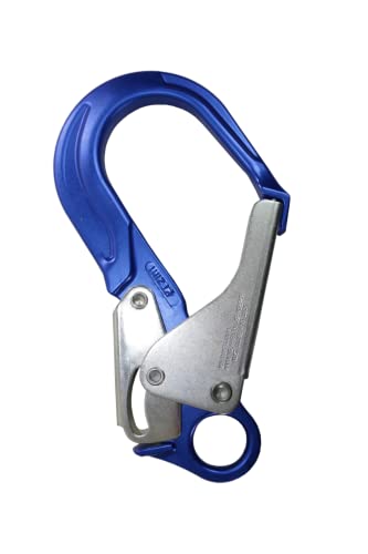 AFP Demon 6 Foot Double Web Leg Self Retracting Lifeline Safety Yoyo, Shock Pack Absorber, Aluminum Rebar Pelican Hook & Aluminum Carabiner Fall Protection Arrest Limiter SRL | OSHA & ANSI Rated