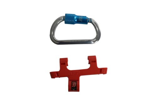 AFP Demon 6 Foot Double Web Leg Self Retracting Lifeline Safety Yoyo, Shock Pack Absorber, Aluminum Rebar Pelican Hook & Aluminum Carabiner Fall Protection Arrest Limiter SRL | OSHA & ANSI Rated