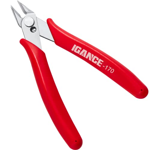 IGAN-170 Precision Electronics Flush Cutter, Strongest Side Cutting Pliers