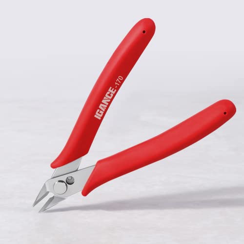 IGAN-170 Precision Electronics Flush Cutter, Strongest Side Cutting Pliers