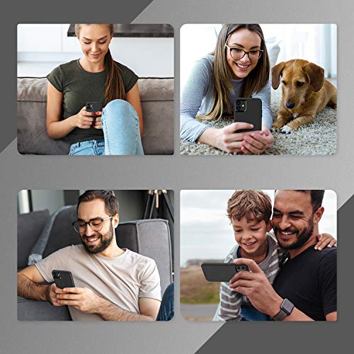 ORIbox for iPhone 11 Case Black, [10 FT Military Grade Drop Protection], Soft-Touch Finish of The Liquid Silicone Exterior Feels, Heavy Duty Shockproof Anti-Fall Case for iPhone 11,6.1 inch, Black