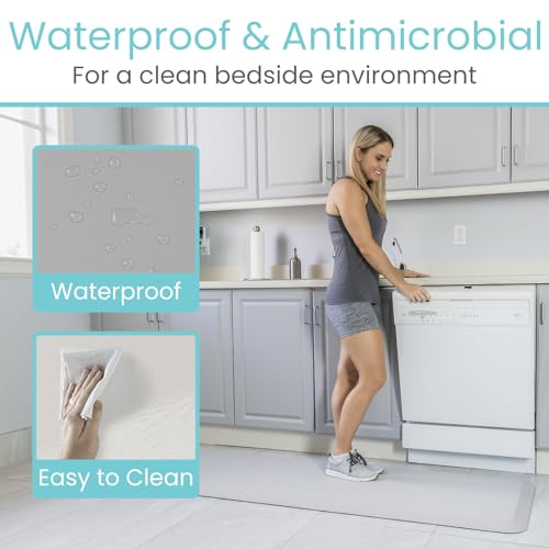 Vive Fall Mat - 72" x 24" Bedside Fall Safety Protection Mat for Elderly, Senior, Handicap - Prevention Pad Reduce Risk of Injury from Impact - Prevent Bed Falling - Anti Fatigue, Standing Non Slip