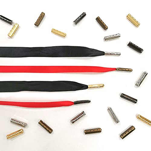 200PC Metal Shoelace Repair Aglets with Pliers, DIY