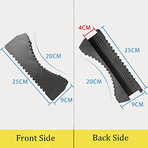 Rubber Steep Ladder Accessory, Ladder Stabilizer, Anti-Slip, Fall Prevention, Scratch Protection, Extension Ladder Attachment Against Wall, Telegraph Pole, Trunk for Added Stability and Safety