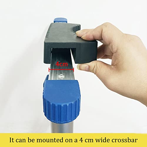 Rubber Steep Ladder Accessory, Ladder Stabilizer, Anti-Slip, Fall Prevention, Scratch Protection, Extension Ladder Attachment Against Wall, Telegraph Pole, Trunk for Added Stability and Safety