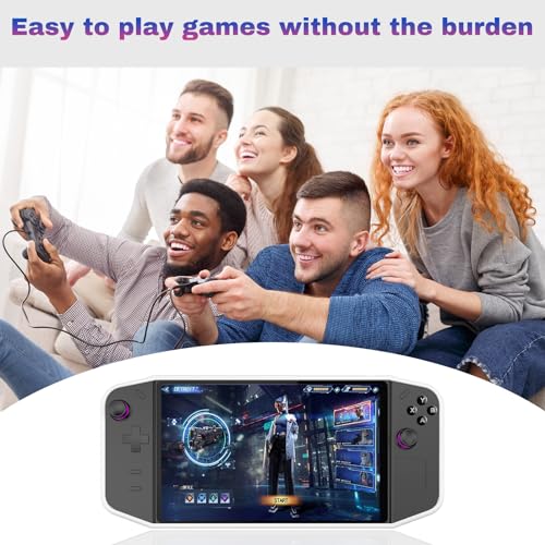 GOHHME for Lenovo Legion Go Case, Soft TPU Shockproof Protection Cover, Rugged Tough Anti-Slip Anti-Fall Anti-Fingerprint Case for Legion Go Handheld Gaming Console 8.8" (White)
