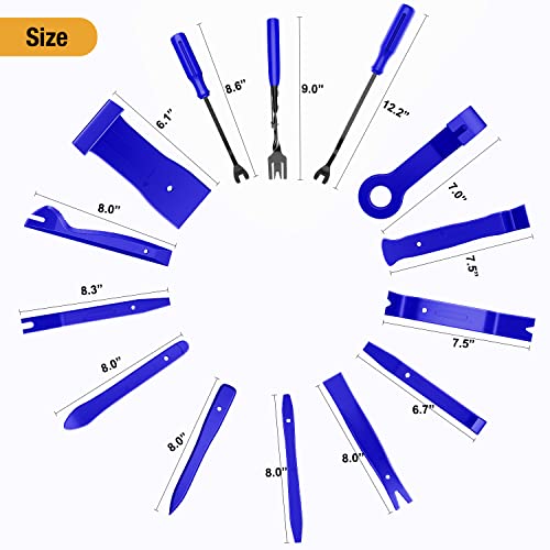 238Pcs Auto Trim Removal Tool Set with Adhesive Cable Clips