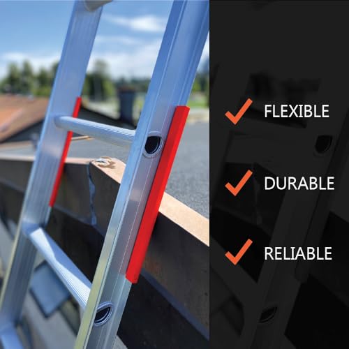 Ladder Stabilizer for Gutters & Roof, Extension Ladder Accessory Cover, Anti-Slip, Ladder Bumper, Fall Prevention | Scratch Protection, Ladder Safety Covers, Corner Covers | for 1” Wide Offset “T”