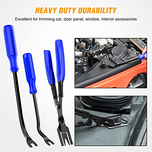 238Pcs Auto Trim Removal Tool Set with Adhesive Cable Clips