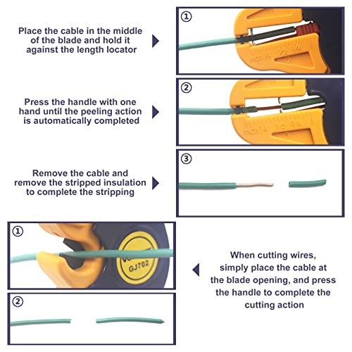 VCELINK 2-in-1 Wire Stripper and Cutter Combo