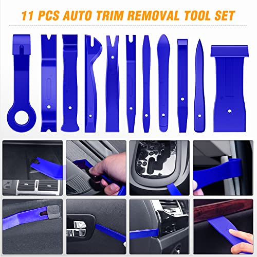 238Pcs Auto Trim Removal Tool Set with Adhesive Cable Clips
