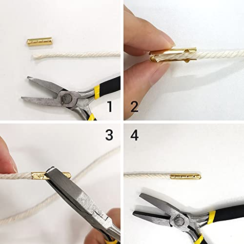 200PC Metal Shoelace Repair Aglets with Pliers, DIY