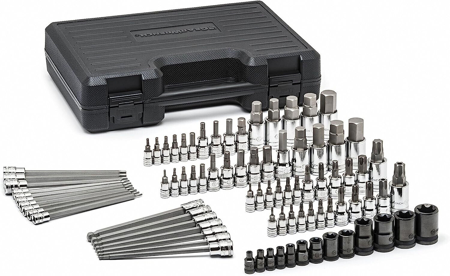 GEARWRENCH  80742  Master SAE/Metric Hex And Torx Bit Socket Set - 84 Pc.