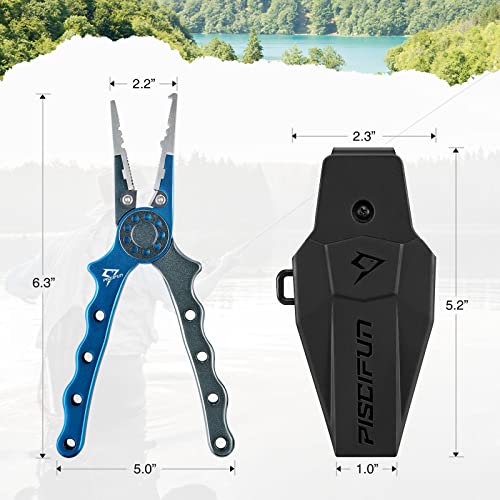 Piscifun Saltwater Fishing Pliers with Split Ring Cutter