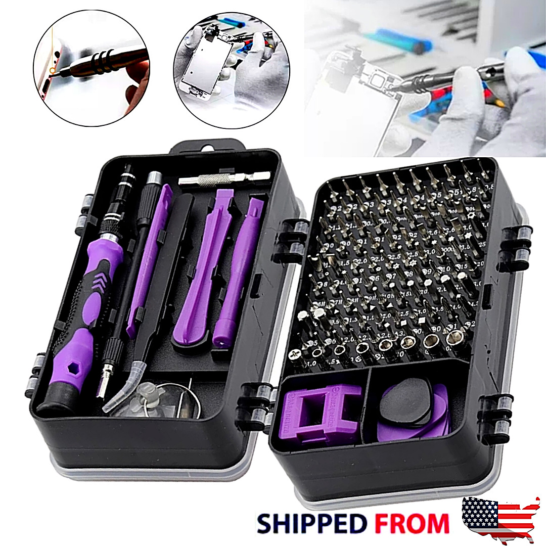 115 in 1 Magnetic Precision Screwdriver Set PC Phone Electronics Repair Tool Kit