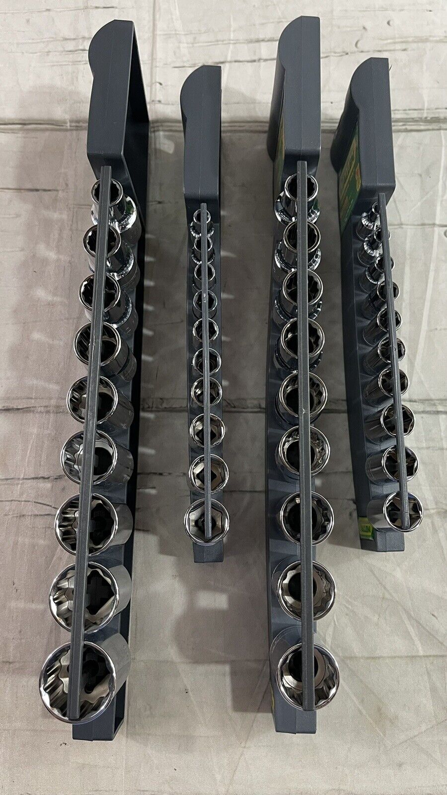 Allen Industrial Tools SAE & Metric Set of 1/4" & SAE 1/2" Drive Socket Sets NEW