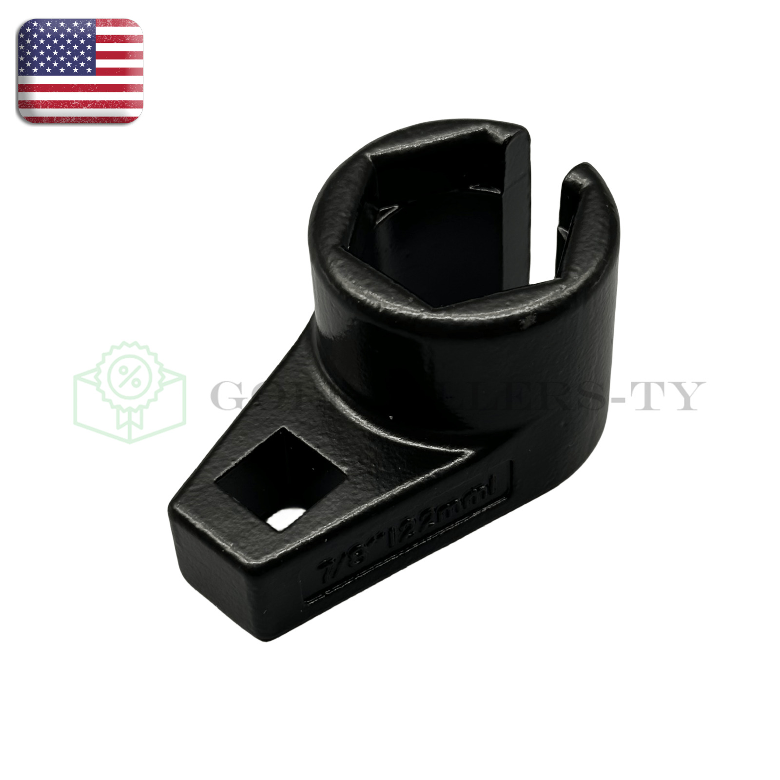 7/8-Inch 22mm Offset Oxygen O2 Sensor Socket Wrench Removal Tool Drive 3/8"