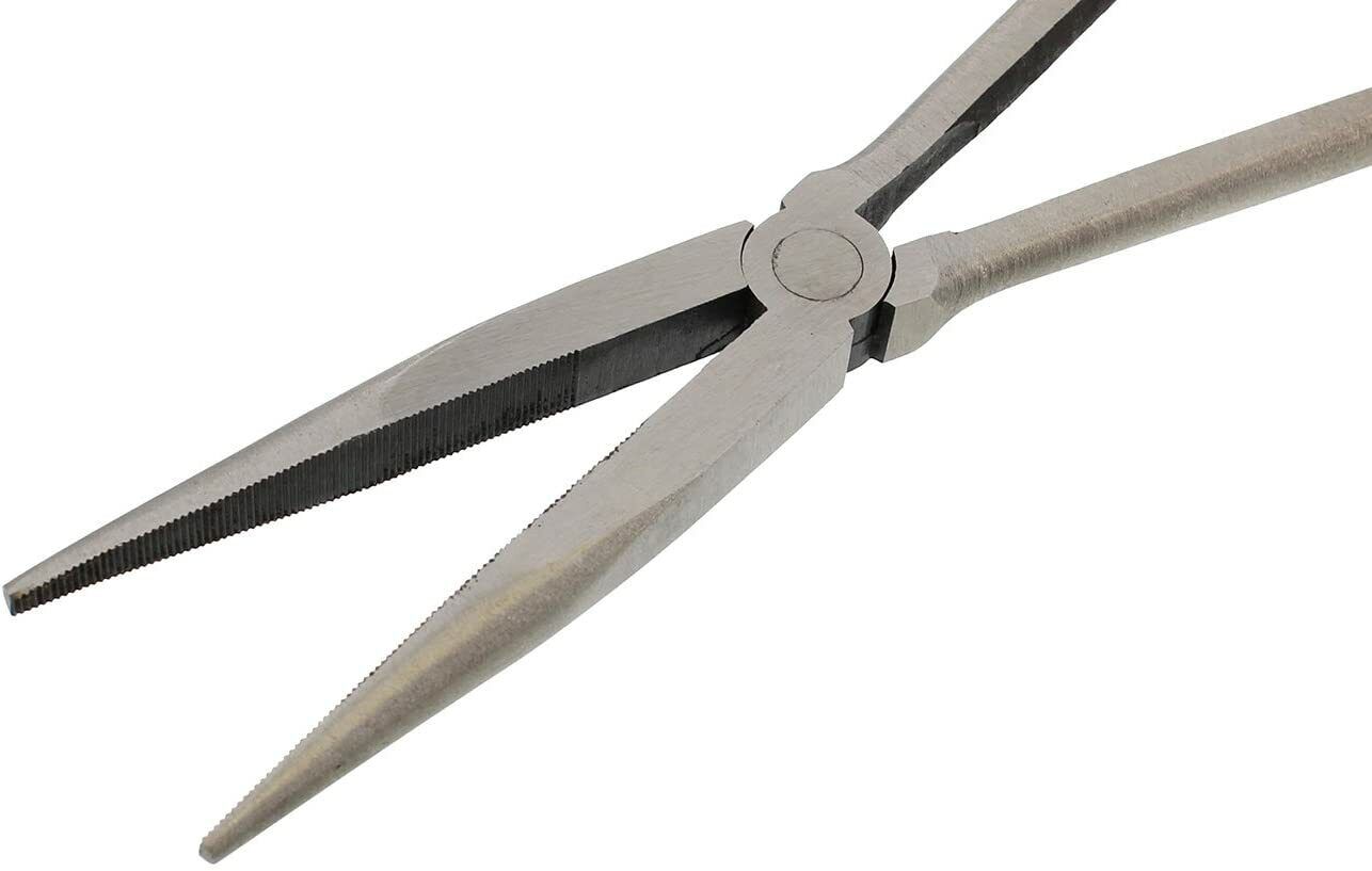 KING 5pcs 11" Long Needle Nose Pliers Set  Extended Reach Tools with Pouch
