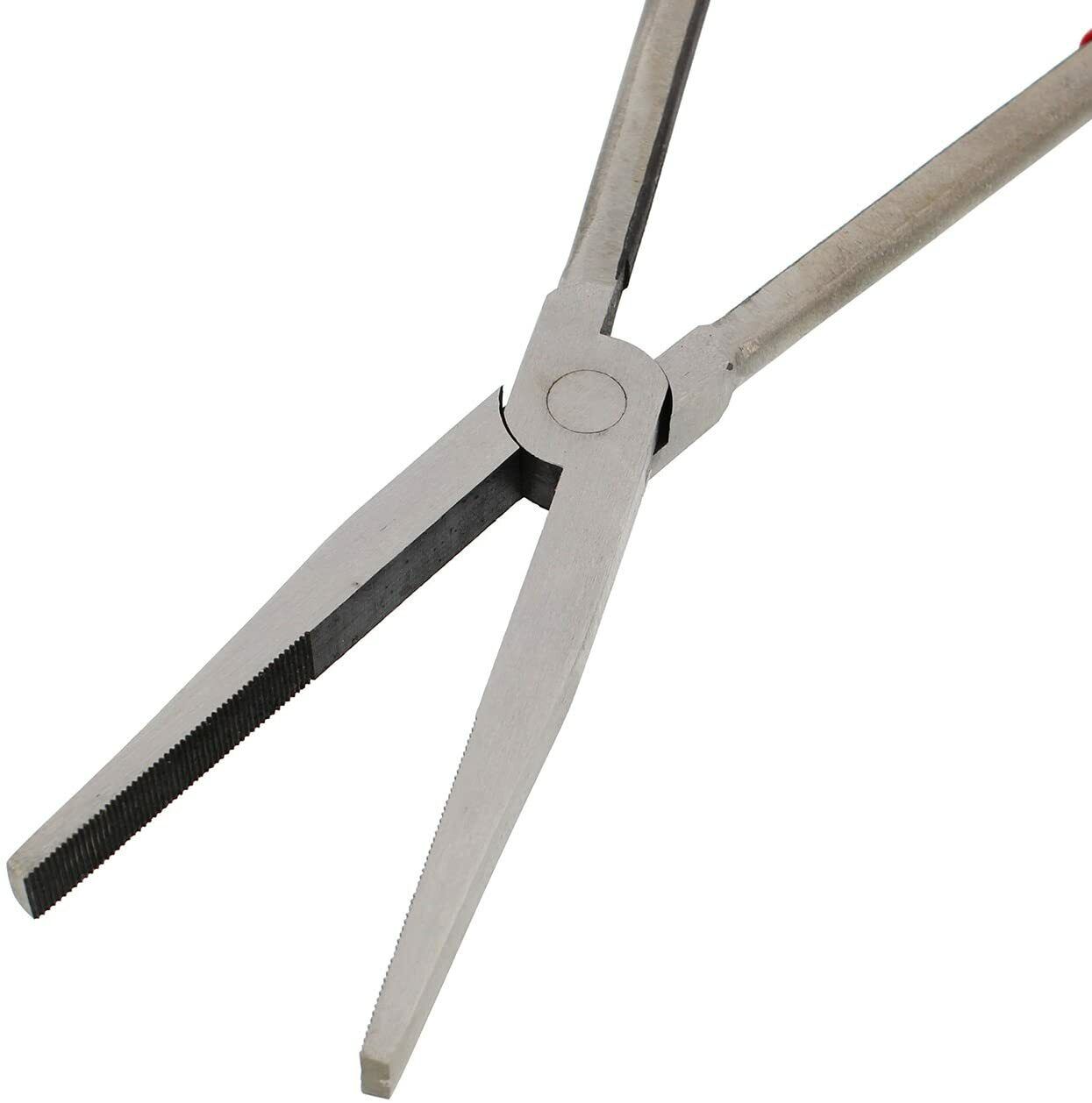 KING 5pcs 11" Long Needle Nose Pliers Set  Extended Reach Tools with Pouch