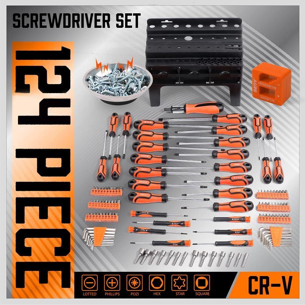 124 Piece Ultimate Screwdriver Set
