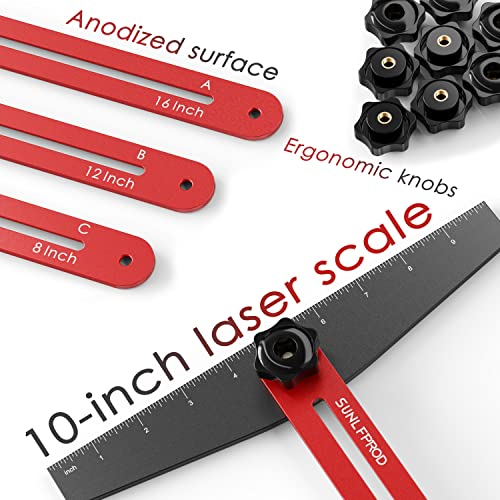 Sunlfpro Stair Tread Template Tool - Solid Gauge