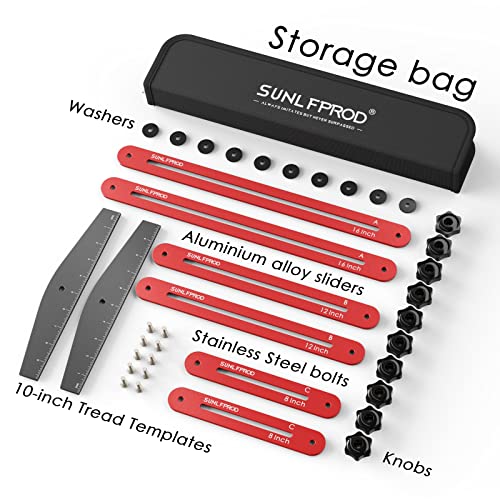 Sunlfpro Stair Tread Template Tool - Solid Gauge
