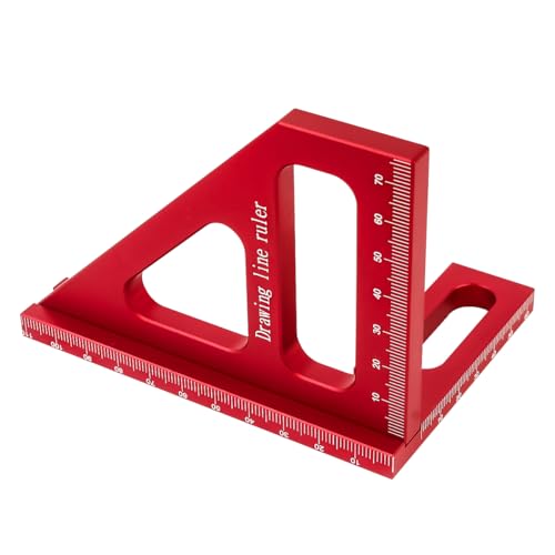 3D Multi-Angle Measuring Ruler Aluminum Woodworking Protractor
