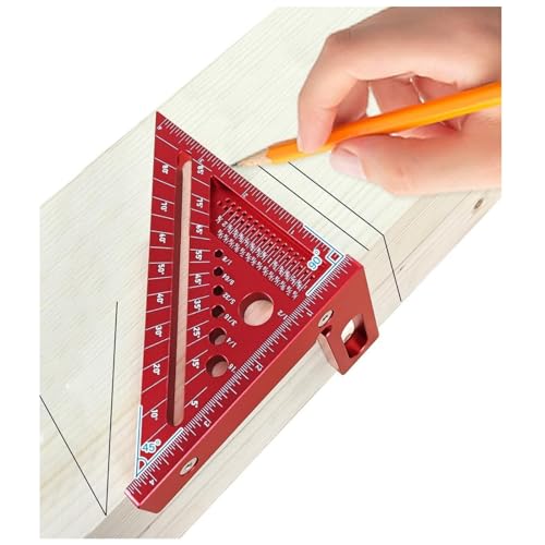 TOURACE Multi Angle Measuring Square Carpenter Ruler