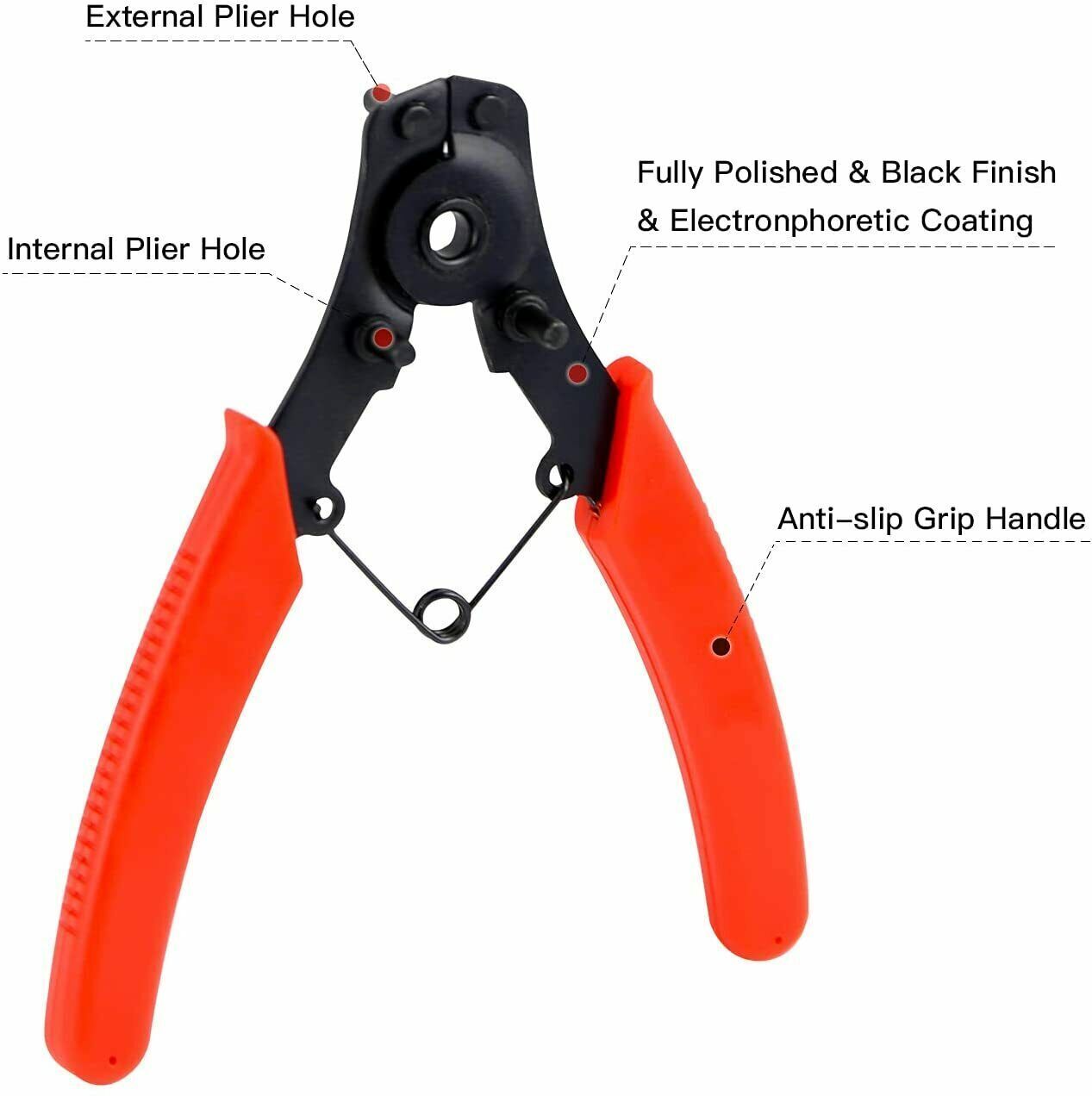 4 in 1 Snap Ring Pliers Plier Set Circlip Combination Retaining Clip Heavy Duty