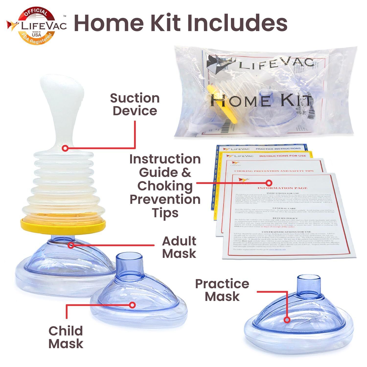 Life Vaccc Portable Suction Device for A Choking Emergency US